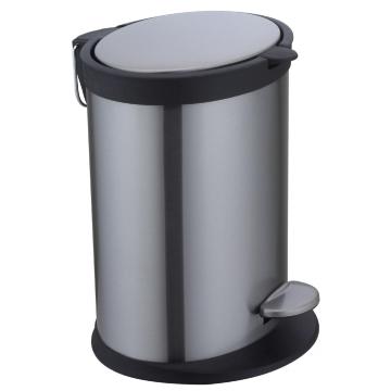 12L RED Stainless Steel Pedal bin