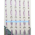 Wholesale Oval Purple Bead Simple Curtain Design Crystal Bead Decorative Garland