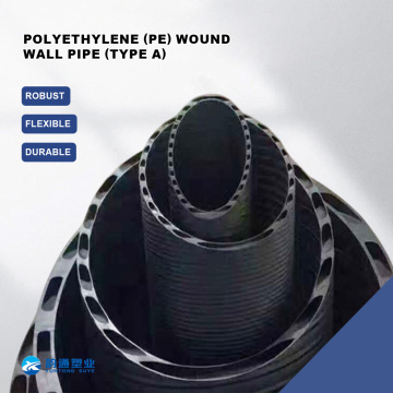 Durable PE Wound Wall Pipe Type A