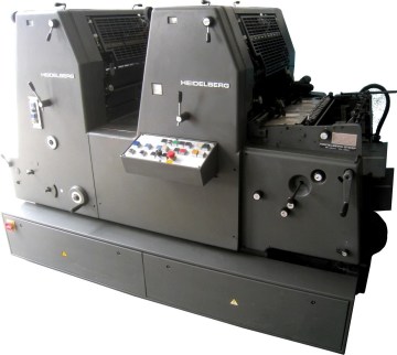 Machine d'impression de décalage en deux couleurs GTO52 Fabriqué en Allemagne