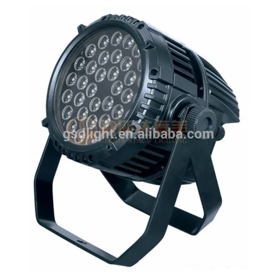 36*3w led outdoor par light for stage decoration waterproof led par light