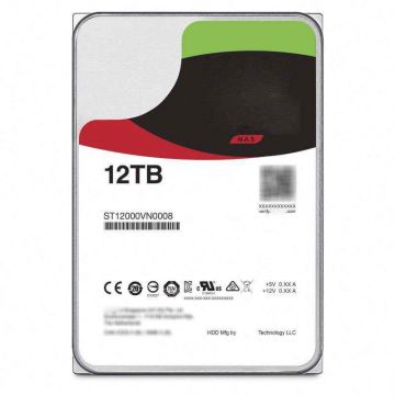 12 To d'origine SATA 6 Go / s 7200 tr / min 256 Mo NAS Disque dur interne (HDD) Modèle: ST12000VN0008 - Solution de stockage de 3,5 pouces