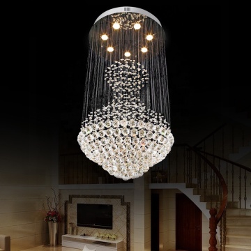 High Quality Custom Art Glass Chandeliers: Lamparas Colgantes de Techo de Cristal