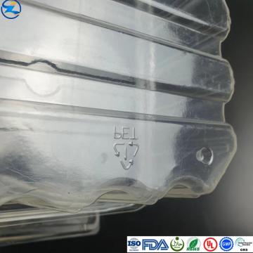Transparent Thermofoming Blistering PET Food Container