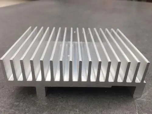 custom made aluminium extrusion radiator profile 6000 series