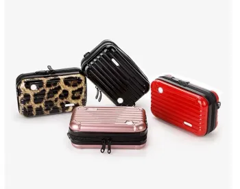 2020 New Design Custom blank wholesale cosmetic bag for women ABS/PC cosmetic