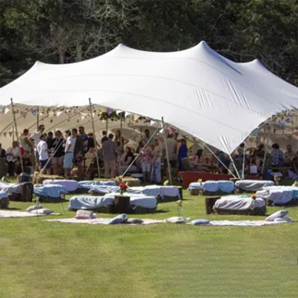 Mountain Sea Skydome Customized Large Outdoor Sunscreen Aluminum Alloy Canopy Tent