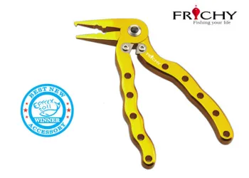 Aluminum Fishing Pliers / Saltwater Fishing Tools With Comfortable Spring Loaded Handles