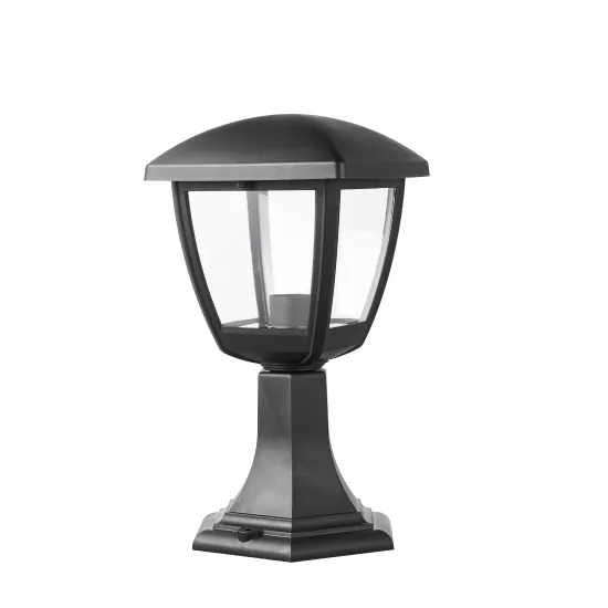 Waterproof IP44 60W Black E27 LED Garden Light for Outdoor Gate, 220-240V