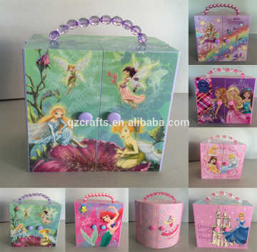 Pink Fairy Musical Jewellery Box with Carry Handle