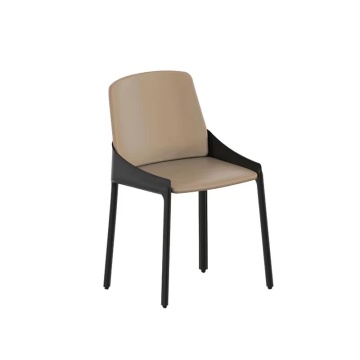 Dining Chair Modern Furniture colorful leather cover Foshan Chinese Chair