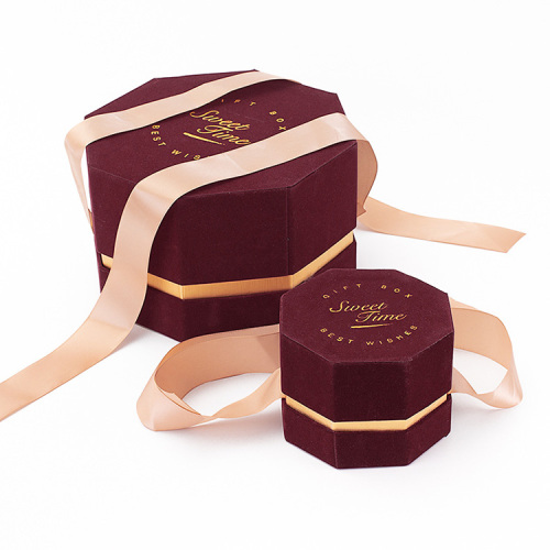 Octagon Shaped Chocolate Packaging Custom Empty Gift Box