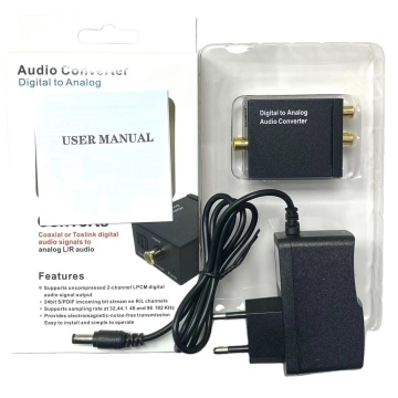 Hurtowe światłowód do konwertera audio koncentrycznego: cyfrowy do analogowy adapter audio dla systemów telewizji i AV