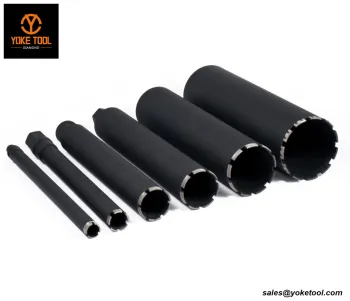 Laser Welded Diamond Core Drill Bits For Reinforced Concrete