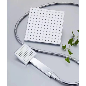 White 24cm Top Rain Function Switch Luxury Enjoyment Waterfall Shower Head with 3 functions