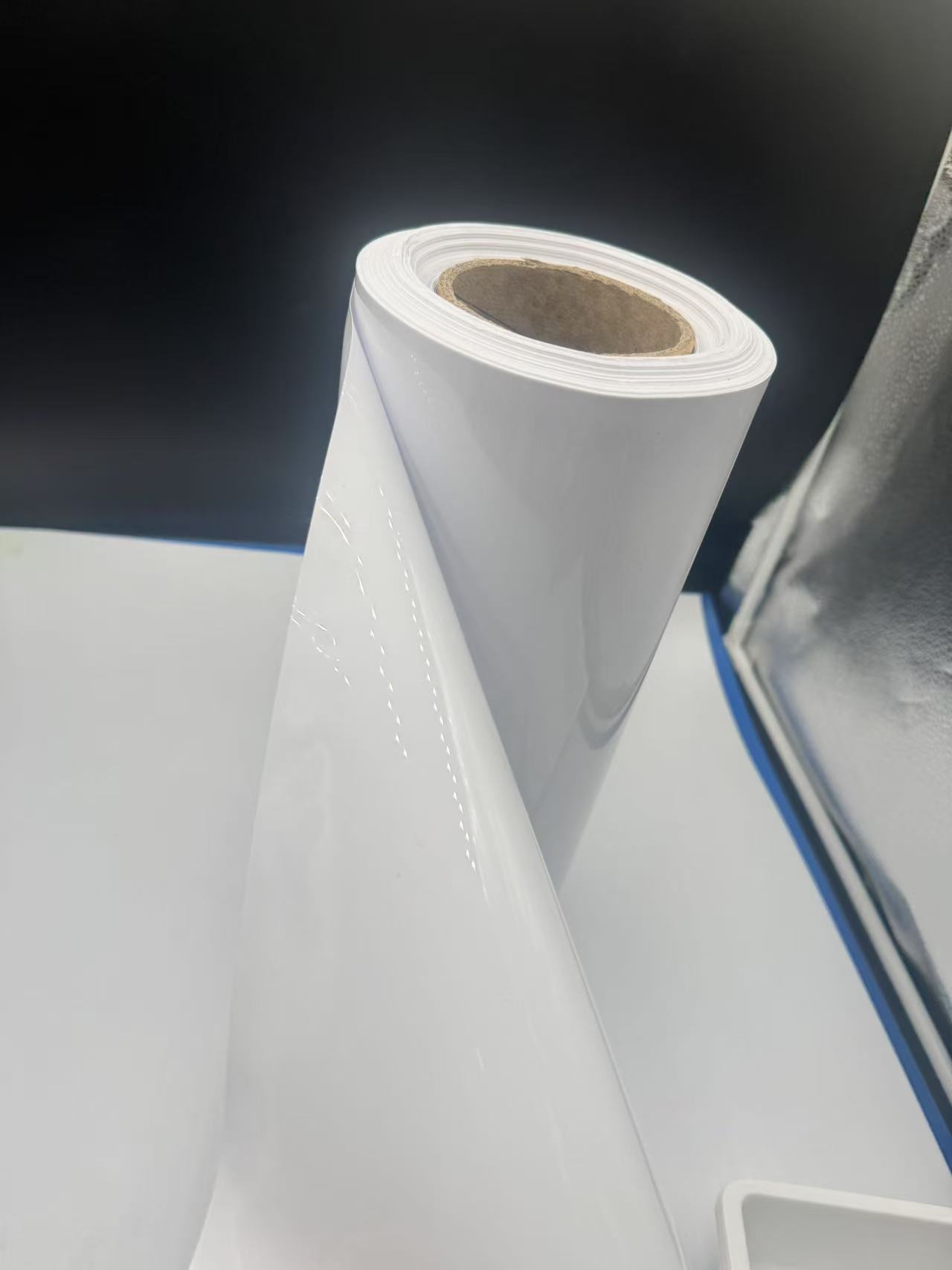 White PET film food blister packaging