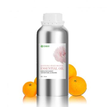 Aceite esencial de naranja dulce Quintuple Aceite de naranja dulce Aceite de aceite Aromaterapia o limpieza del hogar