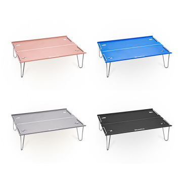 Outdoor Mini Folding Table Portable Ultra-light Aluminum Alloy Collapsible Picnic Camping Desk