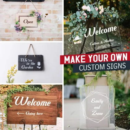 Hot sale plastic template DIY letter drawing template