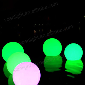 RGB LED Ball Christmas Hanging Decor: Outdoor Indoor Colorful Lighted Ornament