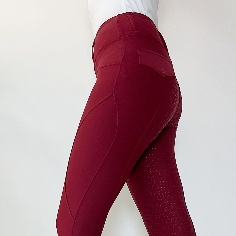 Classic Red Women&#39;s Breathable Equestrian Pants