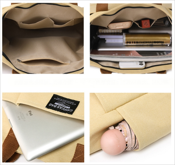 ถุงผ้าใบผ้าใบที่เป็นมิตรกับสิ่งแวดล้อมใหม่ New Eco-Friendly Canvas Cotton Bag