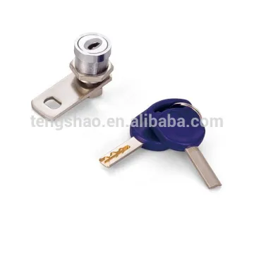 90 degree 17mm brass key high security disc cam lock