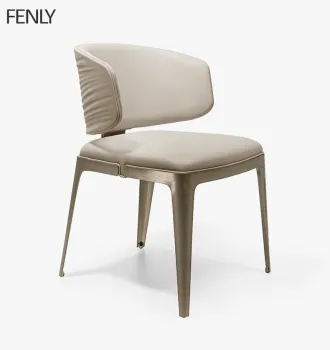 High Quality Modern Stainless Steel Metal Dining Room Chairs for Restaurants and Homes