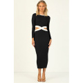 Women Pullover Party Maxi Sweater Dress