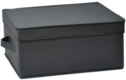 Grey Lided Storage Box -S