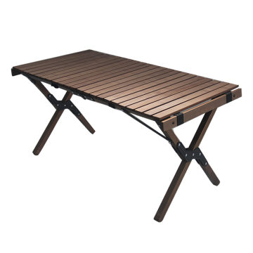 Folding Camping Table - Wood Style for Travel Hiking BBQ Accessories