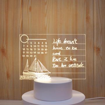 Hot Sale Acrylic LED Light Light Board - Διαφανής πίνακας για διακόσμηση