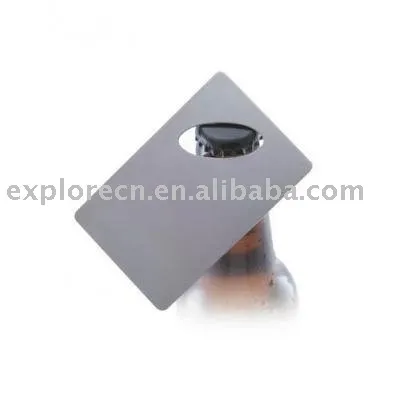 Promotional metal beer bottle opener