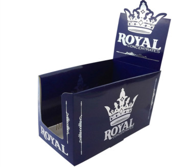 High quality blue display paper box for pencil