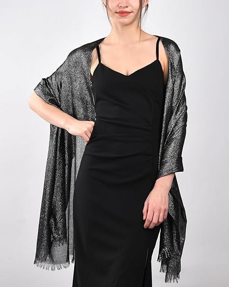 Womens Sparkling Shawls and Wraps For Evening Party Bridal Wedding Formal Dresses