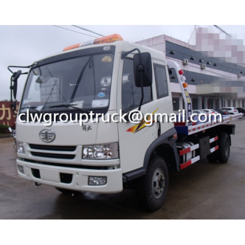 รถบรรทุกถนน JIEFANG FAW Flat Two-in-one Road Wrecker Truck