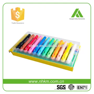 12-color crayon wax stick rotation Gel crayon