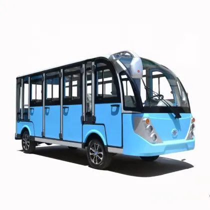 Custom 14-Passenger Electric Shuttle Bus with Heater and A/C