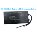 Driver de emergência LED 10-100W para luminária de LED