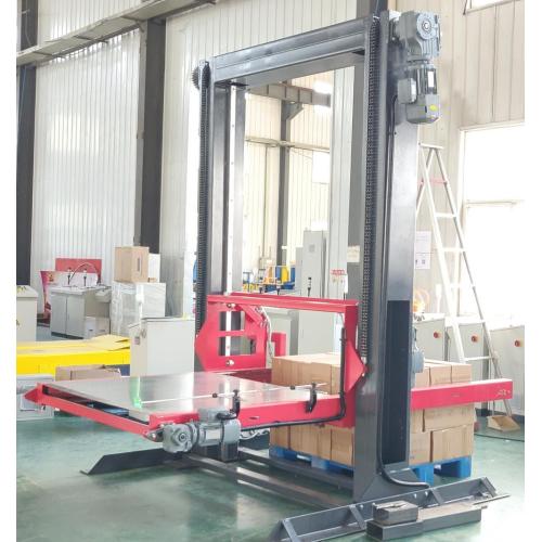 Semi-automatic box palletising machine