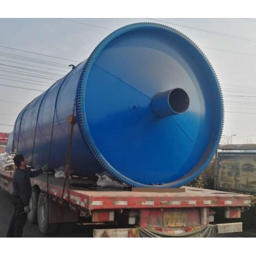environmental waste tyre pyrolysis to fuel oil equipment