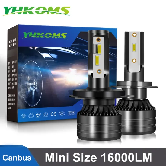 YHKOMS Led Headlight H7 LED H4 Car Lights H1 H3 9005 HB3 9006 HB4 H8 H9 H11 LED Auto Bulb 6000K 60W 14000LM 12V Canbus Mini