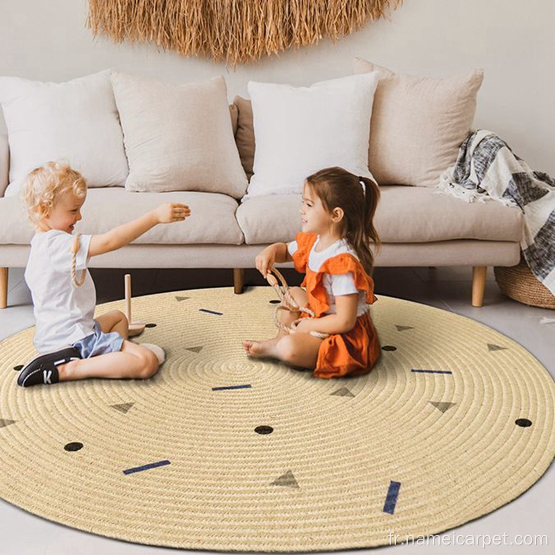 Jute jouer des tapis pour bébé enfants pour enfants