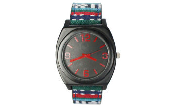 1 Atm Waterproof Quartz Watch Unisex Canvas Strap Wrist Watches