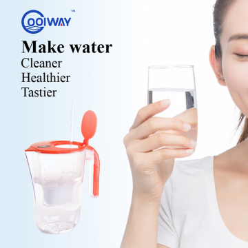 Portable Alkaline Filter Cartridges System: Activated Carbon Water Filter Pitcher