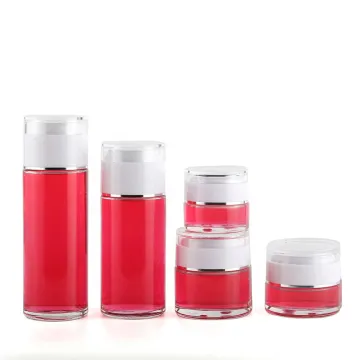 Luxury Skin Care Packaging Cosmetic Glass Bottle Set