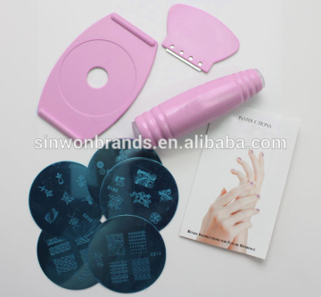 Pink Nail Art Stamping Kits