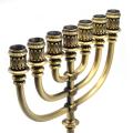 Titulares de velas de cobre para Hanukkah