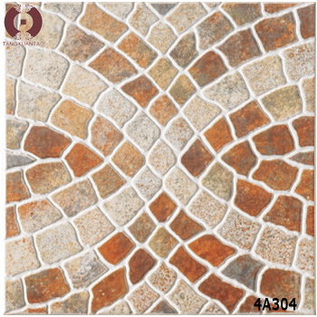 cheap colorful ceramic floor tile 400*400 in brown in dubai (4A304)