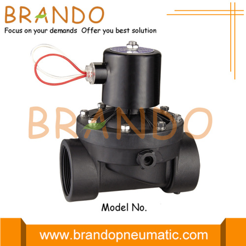 1-1/4'' 1-1/2'' ABS Plastic Water Electric Solenoid Valve